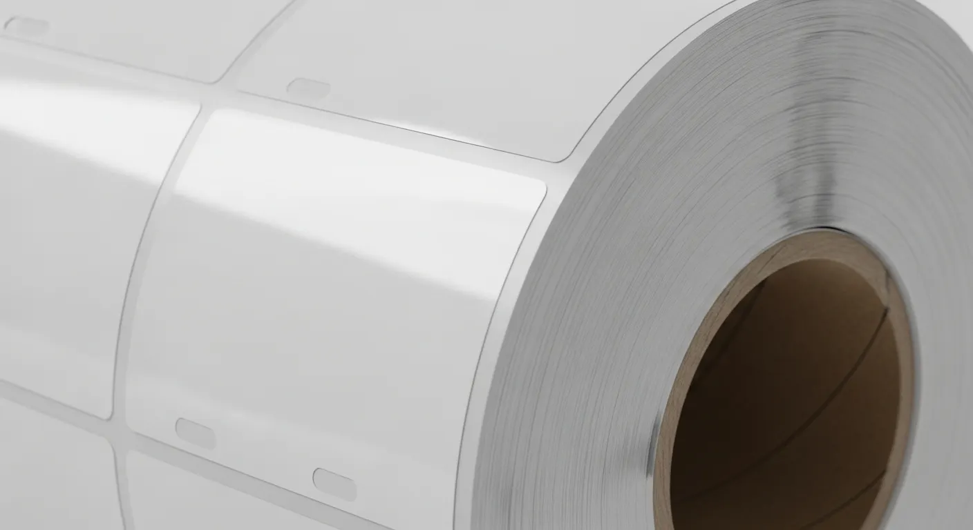 Giấy nhãn nhiệt tráng trên cùng