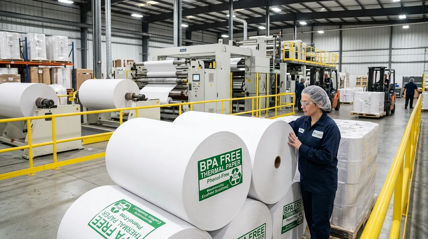 Nhà sản xuất giấy nhiệt không chứa BPA